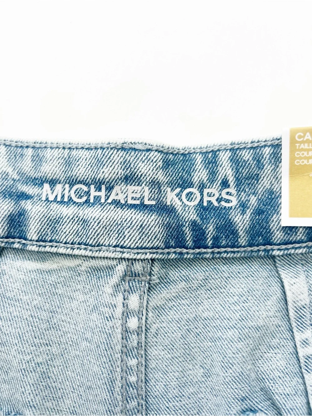 Michael Kors Carmen Wide Leg Super High Rise Jeans 18W NWT